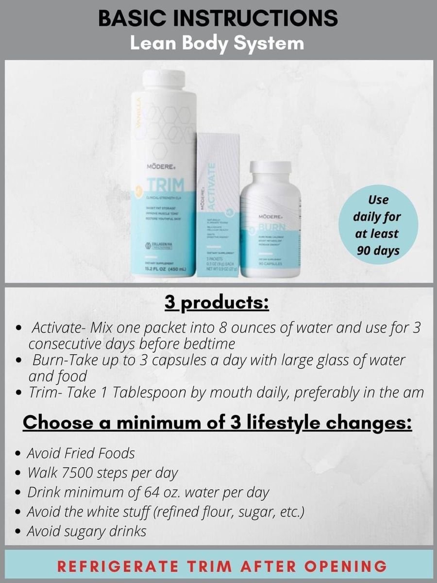 modere lean body system - Buy Modere NZ Products - Where to buy Modere New Zealand Shaklee Ambassador modere lean body system